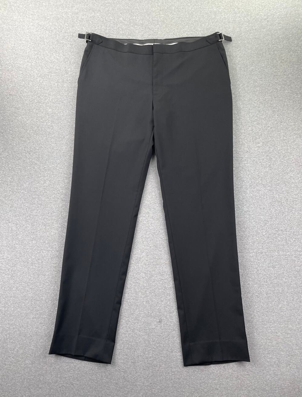 NWOT Alton Lane Tailored Fit Tuxedo Pants Black Mens 38 Trousers Satin Stripe
